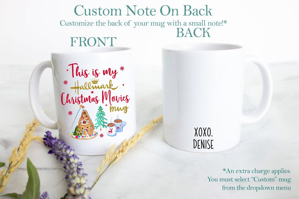 This is My Hallmark Christmas Movie Watching Mug Gingerbread - White Ceramic Mug