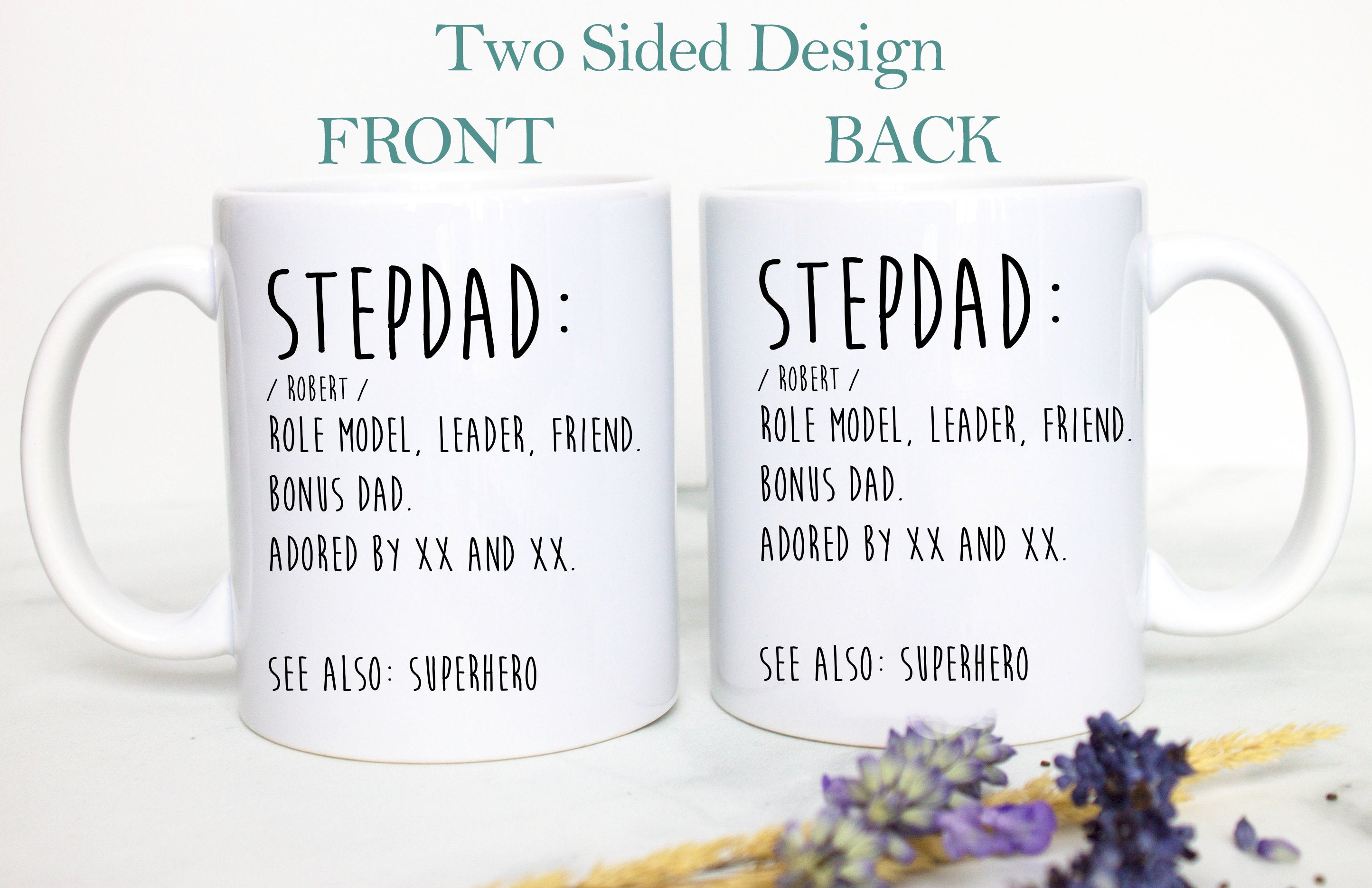 Father's Day Gift, Stepdad Definition, Custom Stepdad Gift, Best Dad, Custom Funny Gift for Stepdad, Christmas Gift, Thank You Stepdad