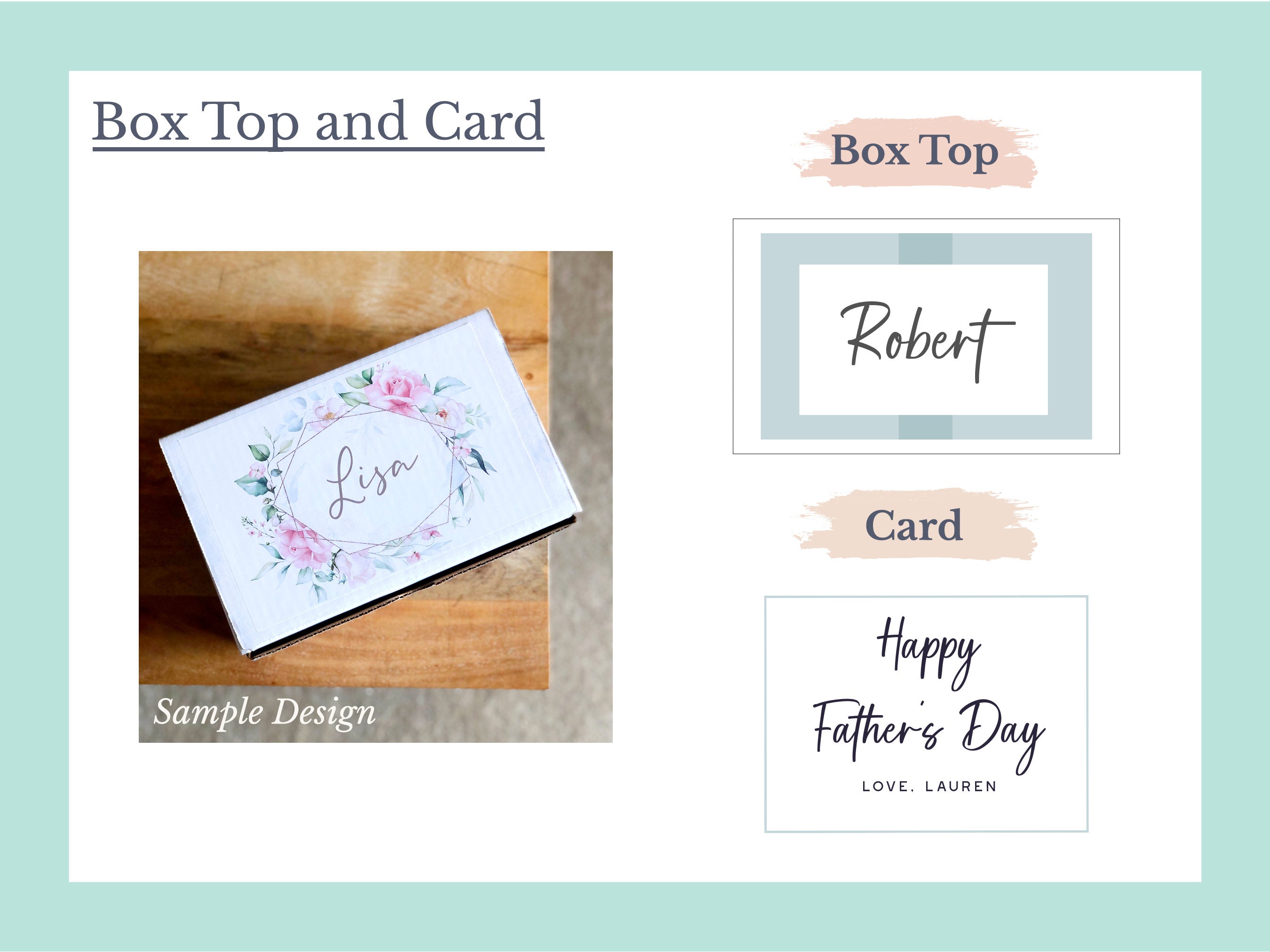 Personalized Father's Day Gift Box | World's Best Dad, Gift for Dad,Father's Day Gift Idea, Expecting Dad Gift, New Dad Gift, Best Dad Ever