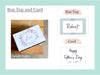 Personalized Father's Day Gift Box | World's Best Dad, Gift for Dad,Father's Day Gift Idea, Expecting Dad Gift, New Dad Gift, Best Dad Ever