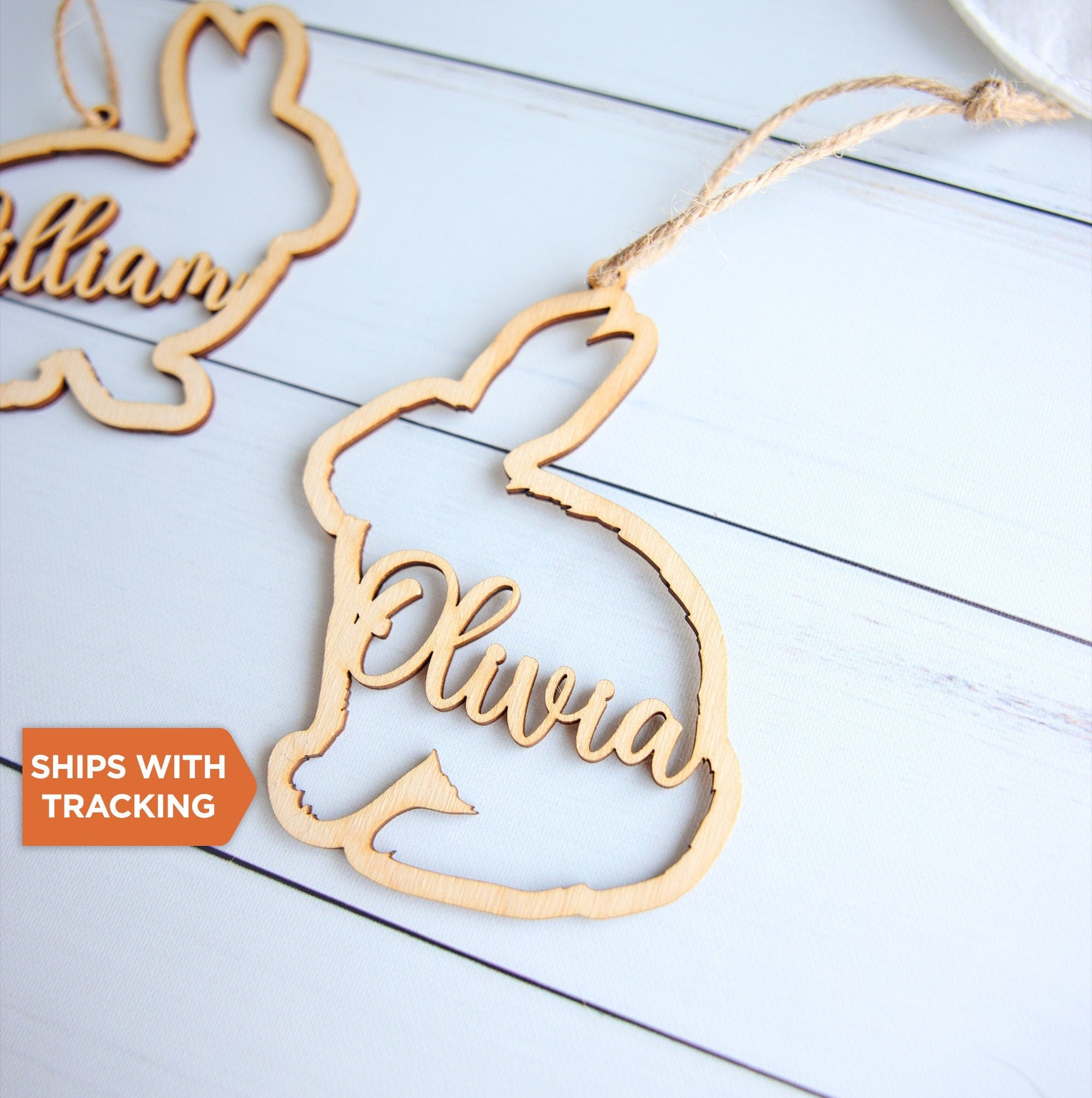 Personalized Easter Basket Name Tag