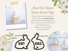 Personalized Easter Basket Name Tag