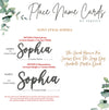 Custom Wedding Holiday Table Name Place Cards | Dinner Party Table decor, Wedding Name Cards, Wood Table Setting, Rustic Place Name, Wedding