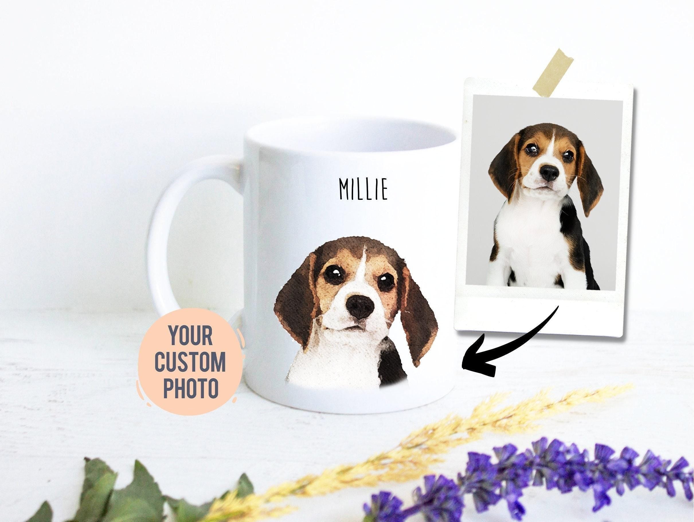 Custom Dog Mug - Pet Photo Portrait