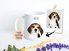 Custom Dog Mug - Pet Photo Portrait