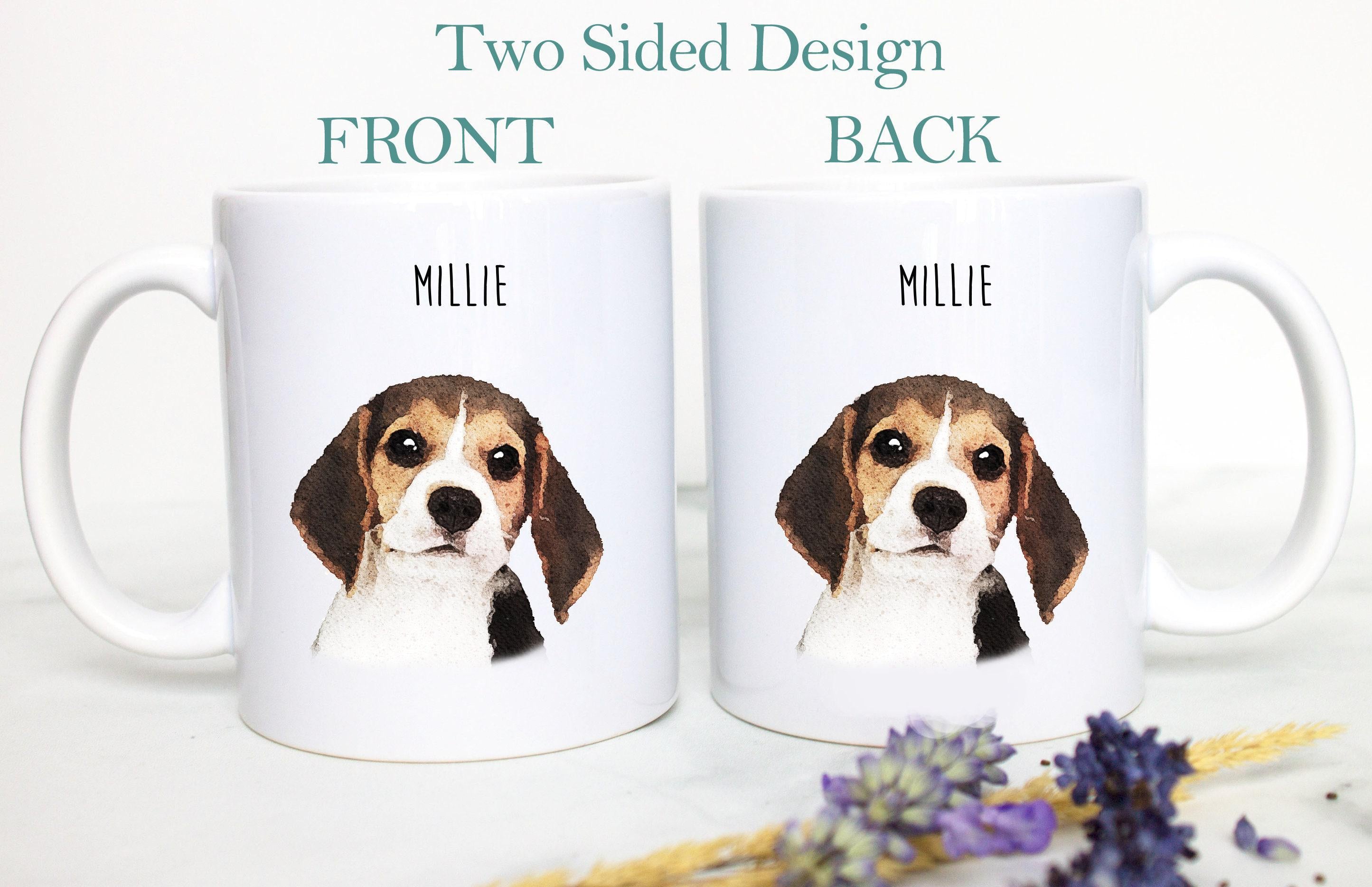 Custom Dog Mug - Pet Photo Portrait