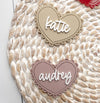Valentine's Day Heart Basket Tag