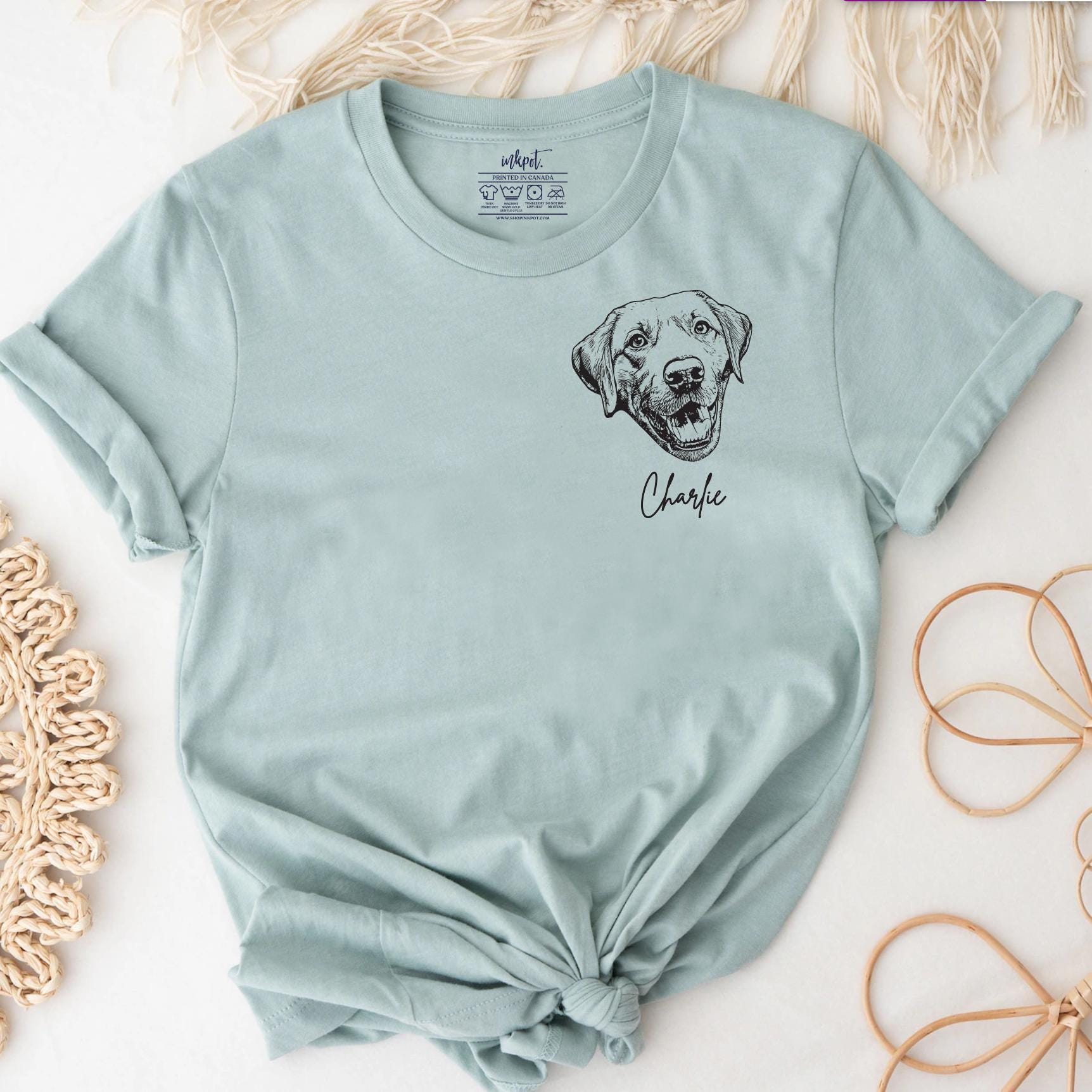 Custom Pet Portrait Shirt or Sweatshirt