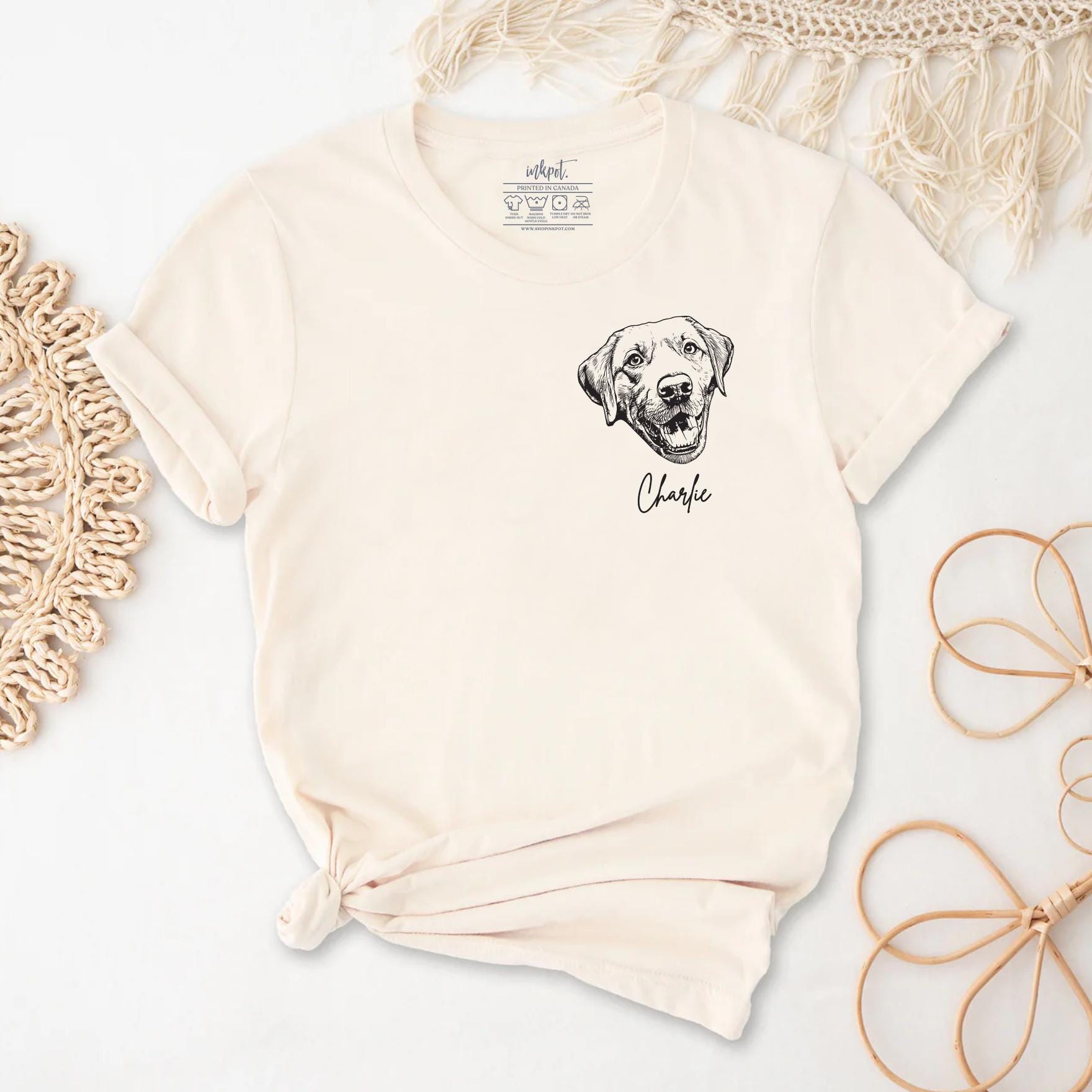 Custom Pet Portrait Shirt or Sweatshirt