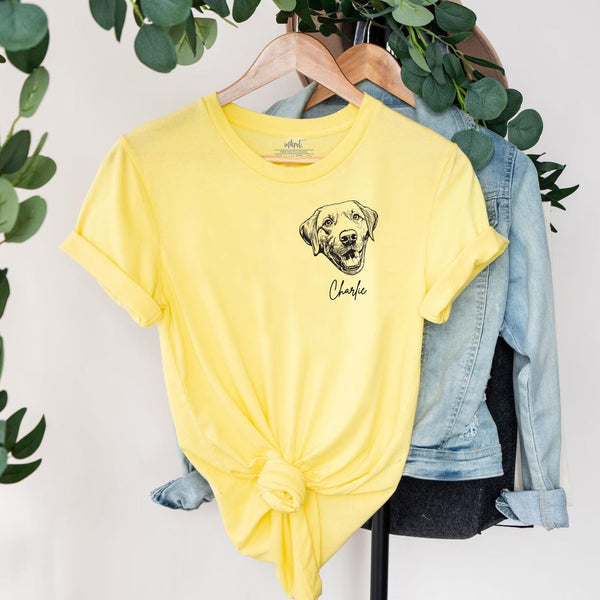 Custom Pet Portrait Shirt or Sweatshirt