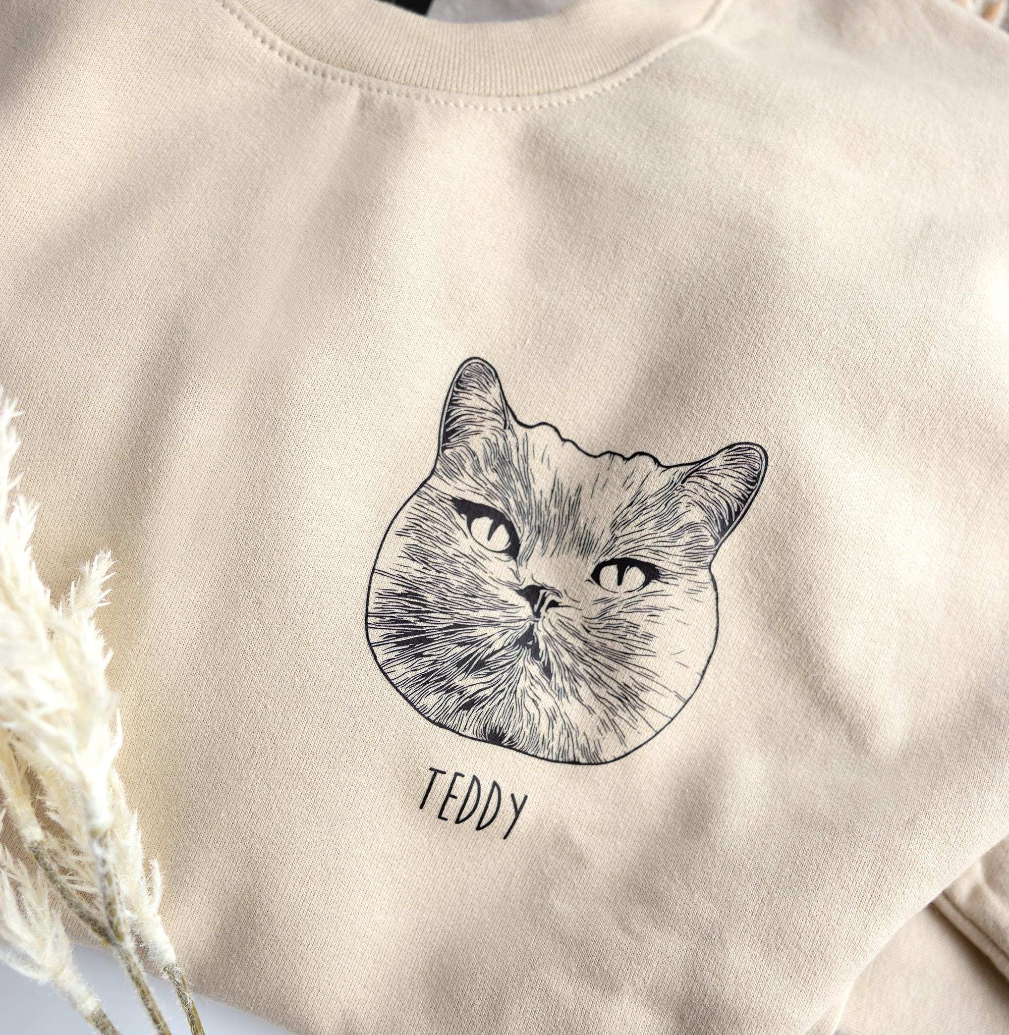 Custom Pet Portrait Shirt or Sweatshirt