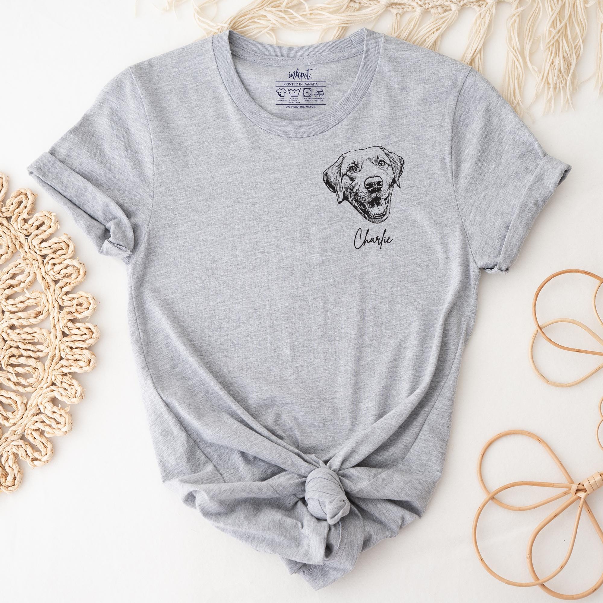 Custom Pet Portrait Shirt or Sweatshirt