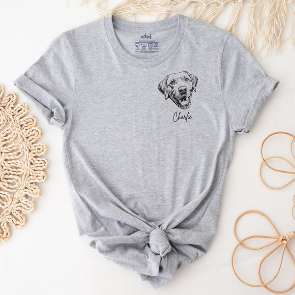 Custom Pet Portrait Shirt or Sweatshirt