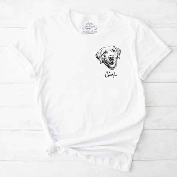 Custom Pet Portrait Shirt or Sweatshirt
