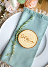 Custom Wood Place Card 3.5-4"
