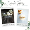 Custom Name Cupcake Topper