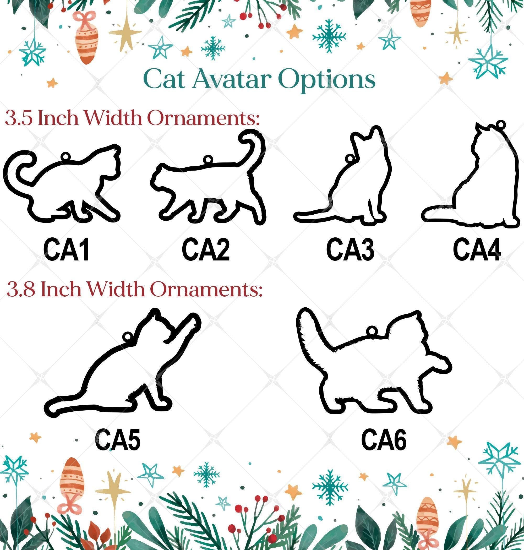 Personalized Cat Ornament