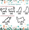 Personalized Cat Ornament