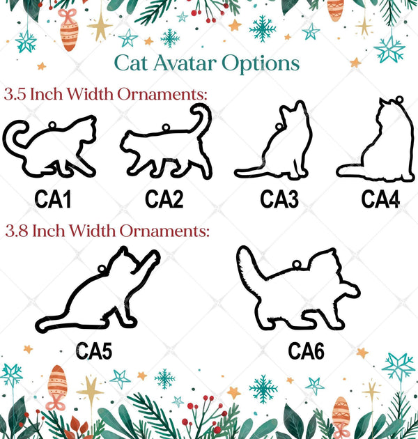 Personalized Cat Ornament