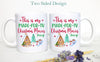This is My Made-For-TV Christmas Movie Watching Mug Blue - White Ceramic Mug
