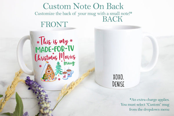 This is My Made-For-TV Christmas Movie Watching Mug Blue - White Ceramic Mug