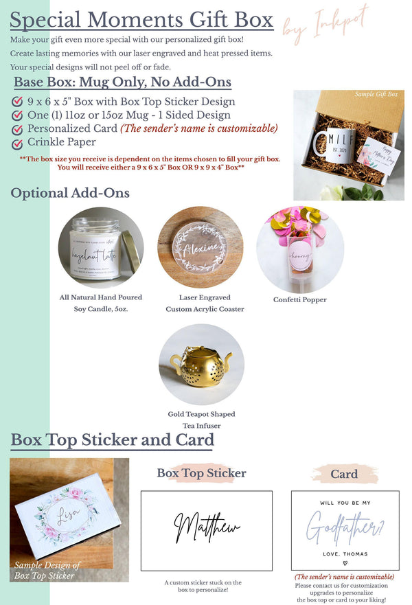 Personalized Godfather Gift Box