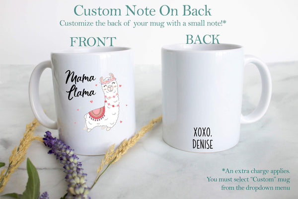 Mama Llama - White Ceramic Mug
