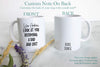 Wow Look At You Becoming a Dad and Shit Custom - White Ceramic Mug