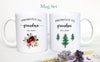 Promoted to Grandpa and Grandma Individual or Mug Set - White Ceramic Mug