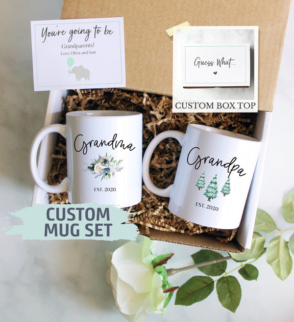 Pregnancy Announcement Gift Box | Promoted Grandma and Grandpa