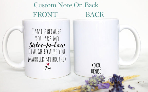 Funny Gift for Sister In Law - Bonus Sister