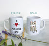 Personalized Cat Mug "I Love My Little One" - White Ceramic Custom Mug