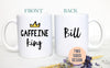Caffeine King - White Ceramic Mug