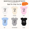 Custom Loved By Bodysuit | Protected By Pets, Newborn Outfit, Gift for Baby, Dog Brother, Baby Announcement, Cat Portrait, New Best Friend