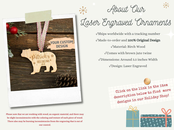 Personalized Dog Name Ornament