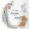 Personalized Baby Name Bodysuit