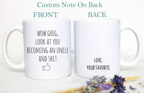 Promoted to Aunt and Uncle Individual OR Mug Set