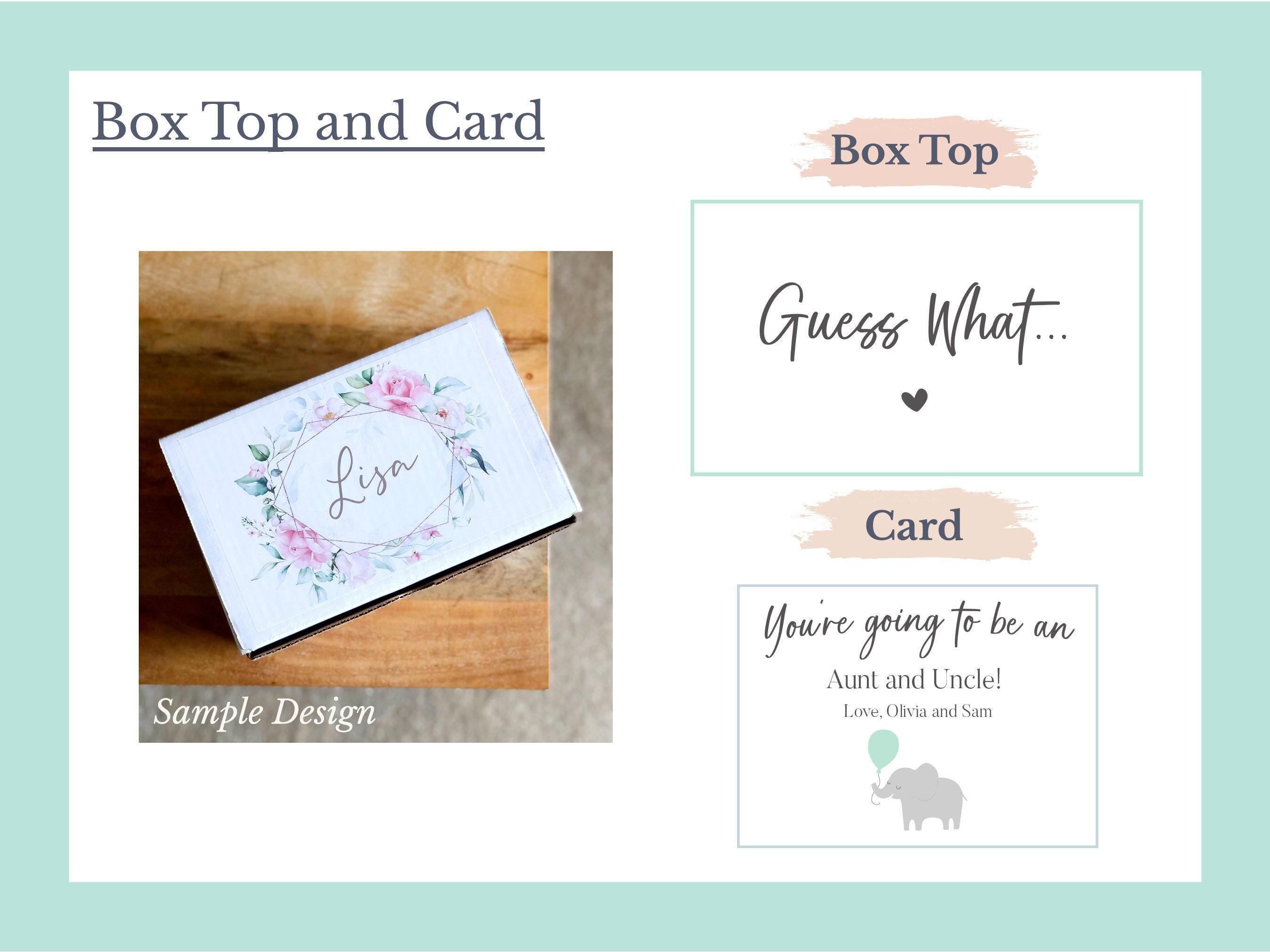 Pregnancy Announcement Gift Box | Promoted Aunt and Uncle