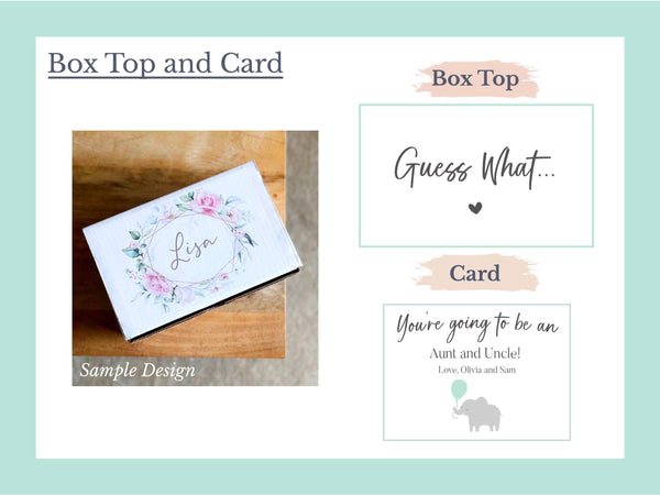 Pregnancy Announcement Gift Box | Promoted Aunt and Uncle