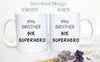 49% Brother 51% Superhero - White Ceramic Mug