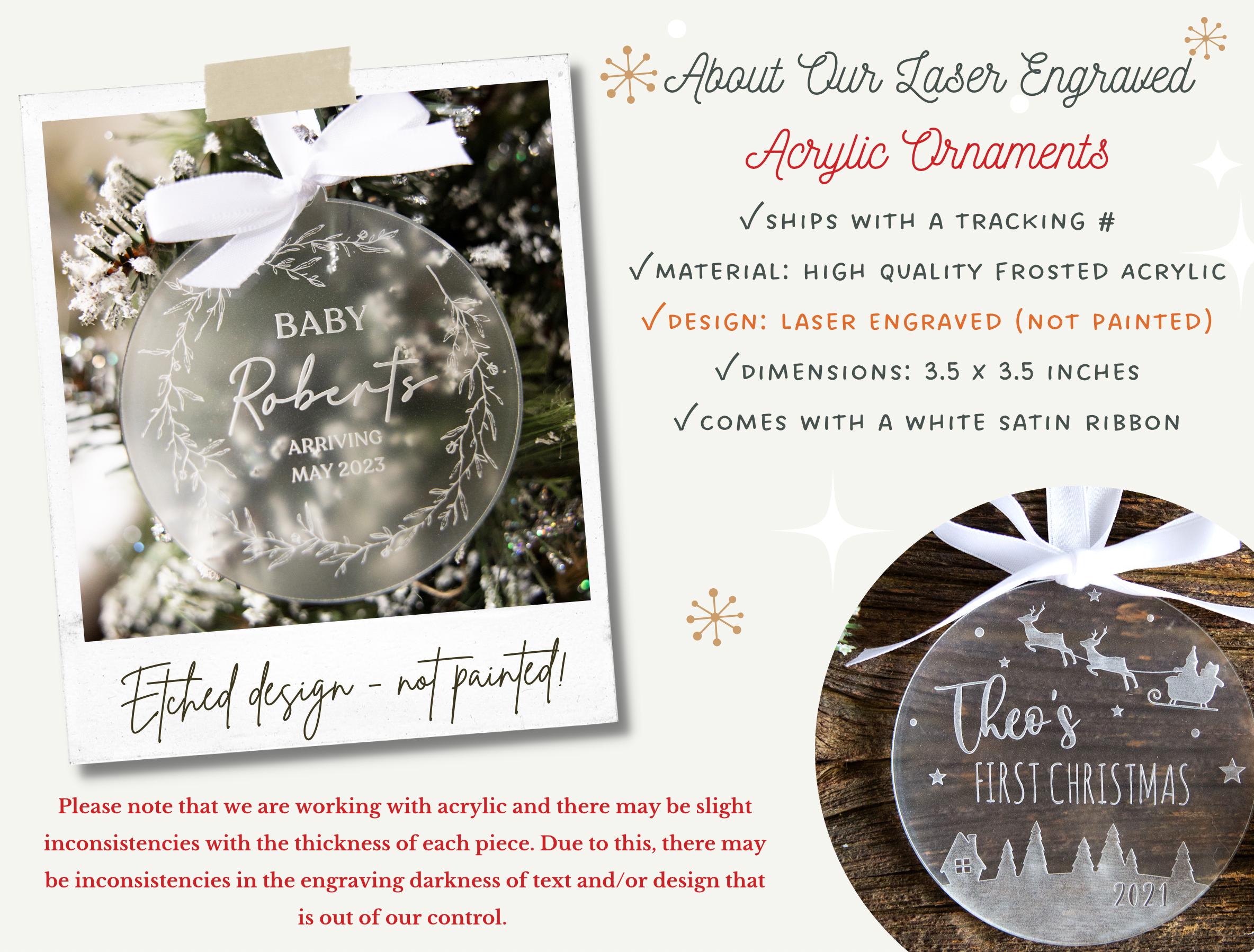 First Christmas Engaged Ornament