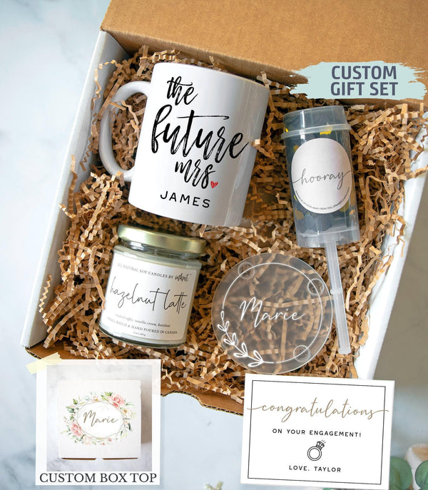 Personalized Engagement Gift Box