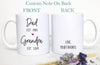 Promoted to Grandpa and Grandma Individual OR Mug Set