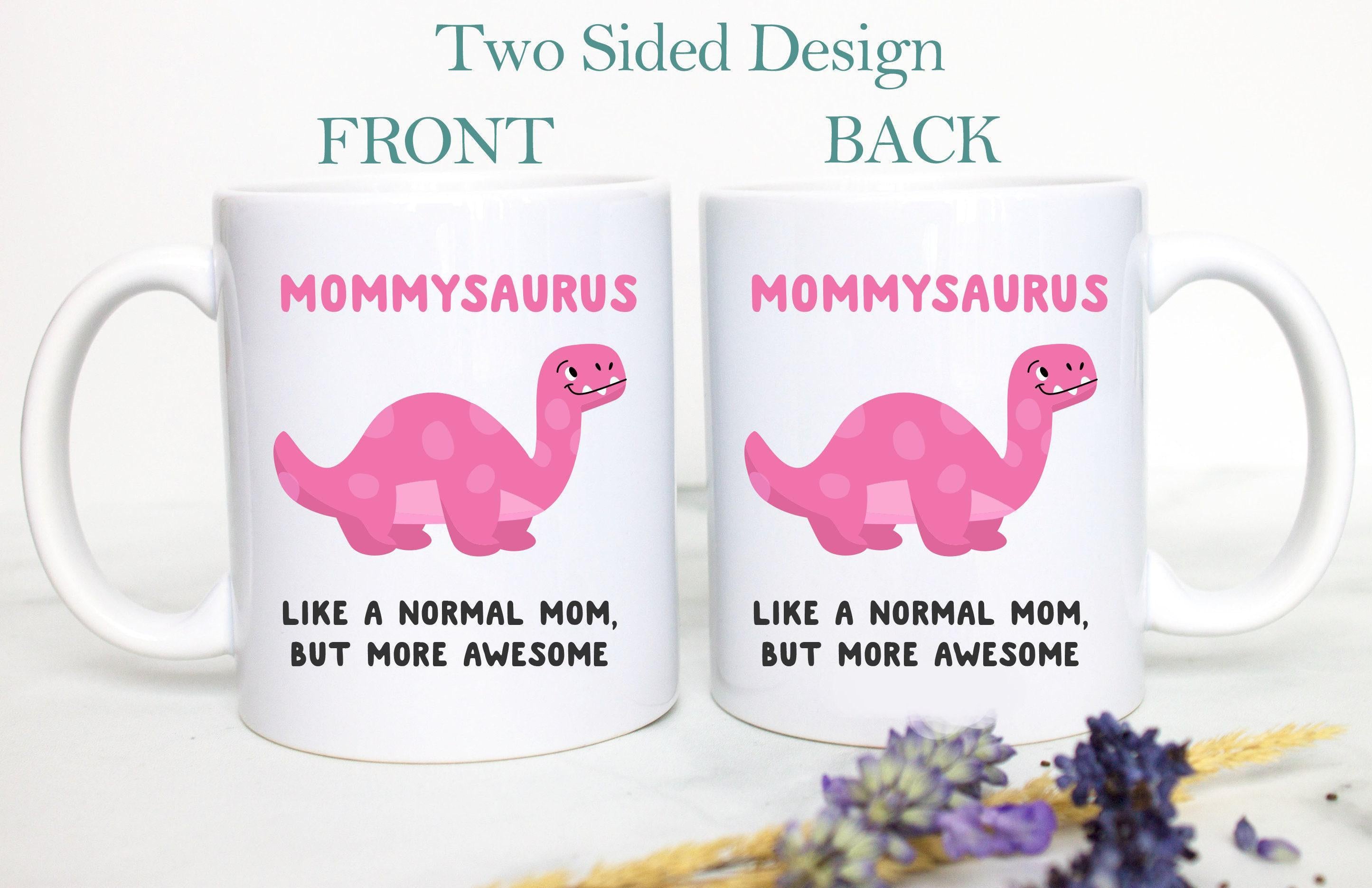 Mom and Dad Mug Set, Mommysaurus and Daddysaurus