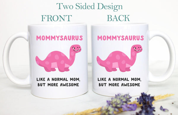 Mom and Dad Mug Set, Mommysaurus and Daddysaurus