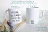 Of Course I Talk To Myself - White Ceramic Mug