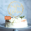 Mr and Mrs Wedding Cake Topper