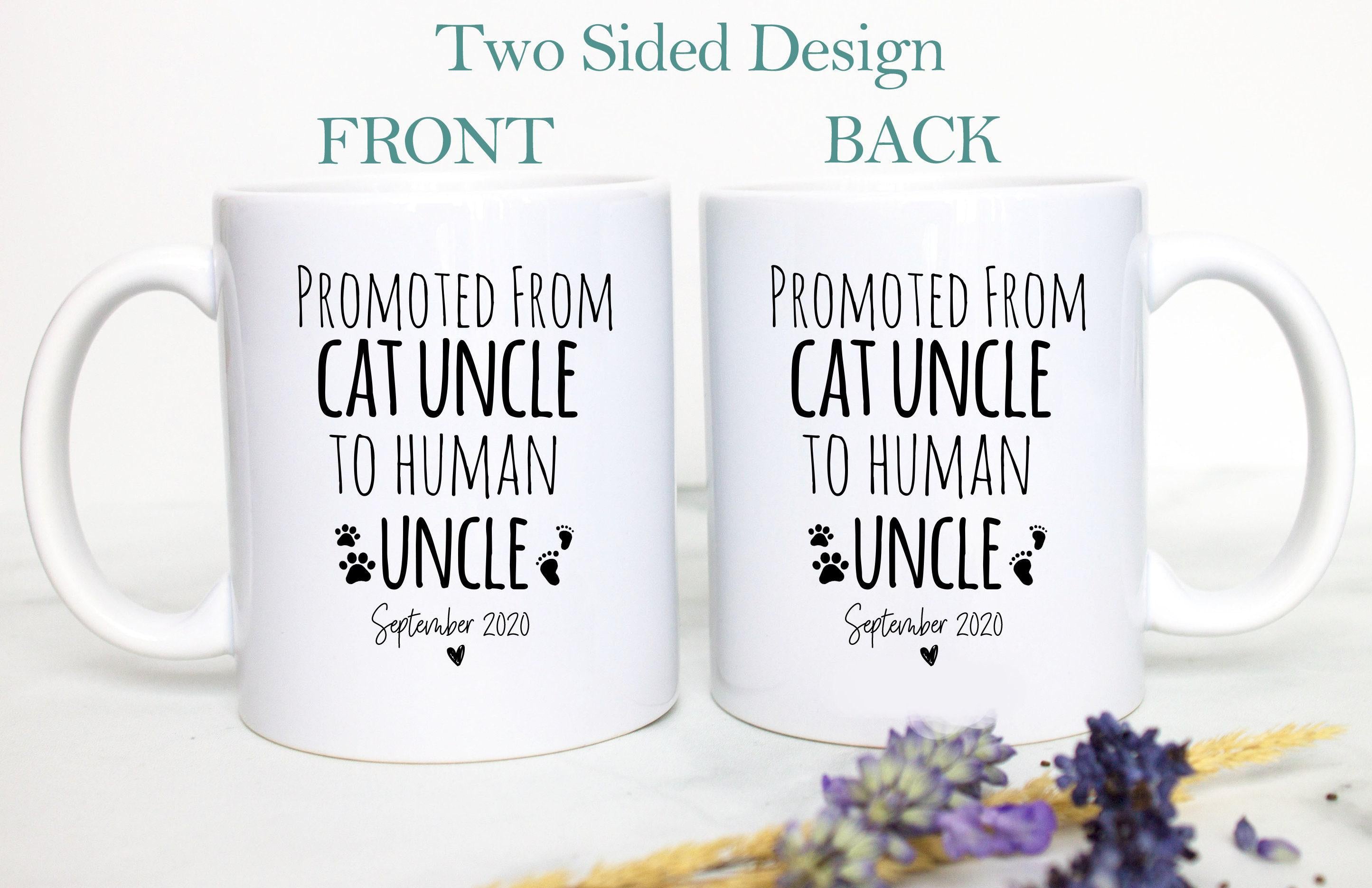 Promoted From Cat Aunt Uncle To Human Aunt Individual OR Mug Set