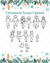 Custom Family Name Christmas Ornament