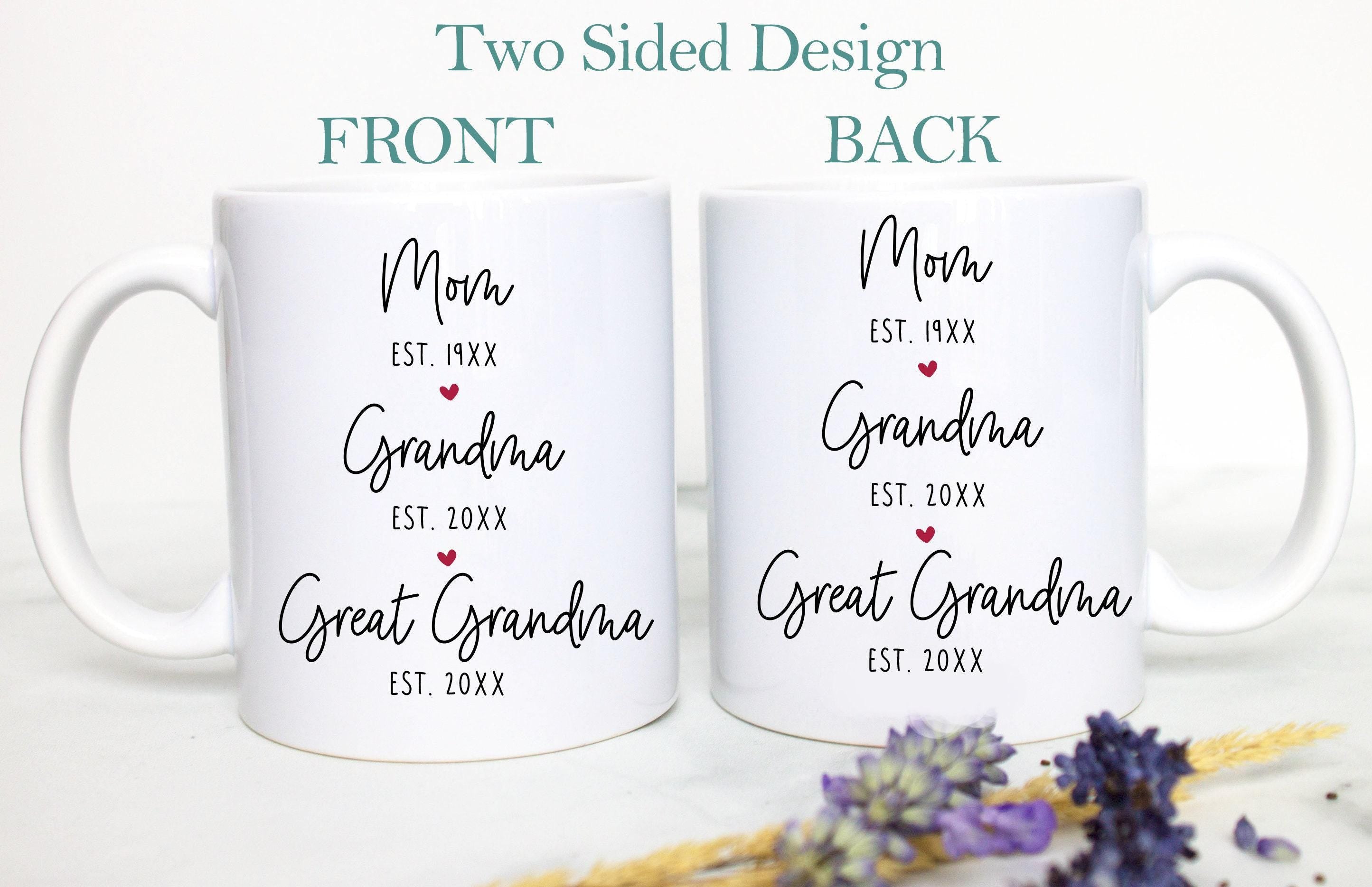 Promoted to Great Grandpa & Grandma Individual OR Mugset